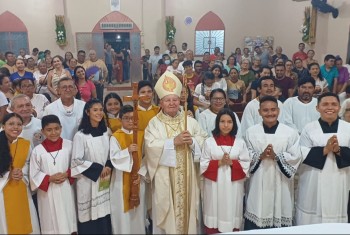 Festa da Santíssima Trindade na Paróquia Cristo Libertador, em Manacapuru